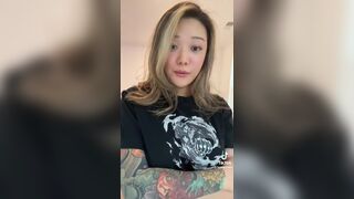Tymwits Busty Asian With Tattoos Tiktok Video