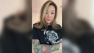 Tymwits Busty Asian With Tattoos Tiktok Video