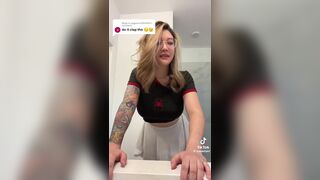 Tymwits Nerdy Asian Shaking Big Tits Tiktok Video