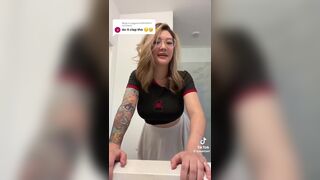 Tymwits Nerdy Asian Shaking Big Tits Tiktok Video