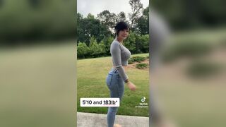 Tymwits Asian Babe With Curvy Ass and Big Tits Tiktok Video