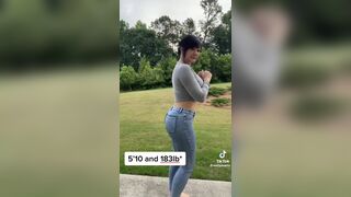 Tymwits Asian Babe With Curvy Ass and Big Tits Tiktok Video