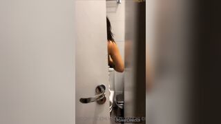 Yacchi Asian Big Ass Tattooed Babe Getting Recorded While On Bathroom Video