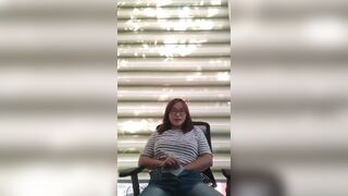 Asian Nerd Teasing Boobs and Rubs Pussy On Cam Leaked Video