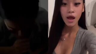 Onlyqueenkhloe Pretty Slim Asian Giving head For her Bf Leaked Onlyfans Video