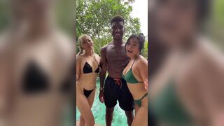 Cute Asian Beauties teasing On Cam Video