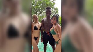 Cute Asian Beauties teasing On Cam Video