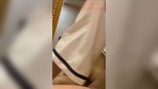 Asians teen Girl Riding Hard Until She Gets a Creampie Video