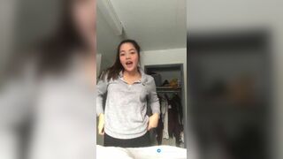 Super Cute Asian College Girl Shows Boobs Teasing them Leaked Video