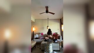 Sexy Asian With nice Booty Mounting on her Bf Video