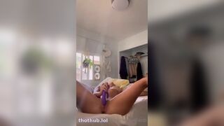 Chloepriv Mixed Asian Babe Masturbates and Fucks Pussy With Dildo Spreading Lges Onlyfans Video