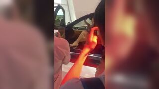 Big Tits Asian Car Show Sexy Nip Slip Video