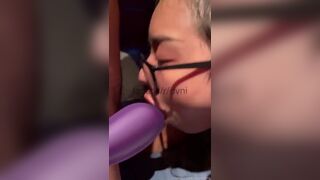 Aloedvni Sexy Asian Nerd Sucking Big Hard Cock Fansly Video