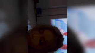 Asian Sexy Amateur Giving head For her Bf On Knees Cam Video