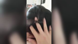 Asian gf Gently Sucking Hard Cock Video