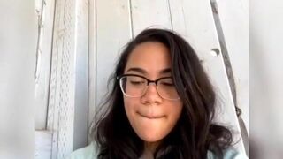Asian Nerd Finger And Masturbates Her Toyed Pussy Cam Video