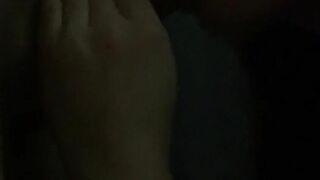 Florapham Asian Doing a Hot Blowjob on Bf In Dark Onlyfans Video