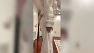 Sexy Asian Model in White Video