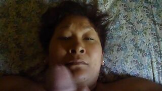 Mature Asian Old Slut Getting Cumshot Video
