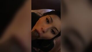 Asian Babe Sucking and Forced Deepthroat Fucking Monster BBC On Knees Cam Video