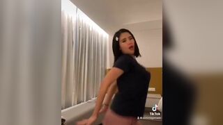 Miminiagemash Busty Asian Dancing Shaking Boobs Tiktok Video