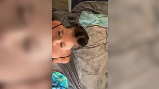 Asian Milf Giving Blowjob For a Huge White Cock Video