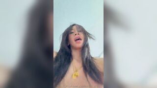 Kiri_amari Cute Small Titty Asian Riding Big Cock and Sucking It Passionately Onlyfans Video