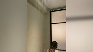 Elizaluv Hot Fit Asian Exposing her Naked body While Shaking Ass On Shower Onlyfans Video