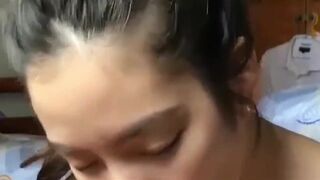 Bunnyjanjan Sexy Asian Gf Sucks And Rides Her Bf Leaked Cam Video