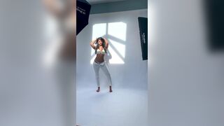 Pretty Sexy South Asian Model In Photoshoot Video