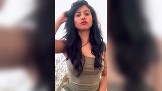 Sexy Asian Model Trying Out Hot Dresses Video