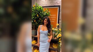 Sexy Asian Model In Pretty Blue Frock Video