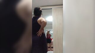 Stepmother Big Ass Revealing While teasing Pussy On Cam Leaked Video