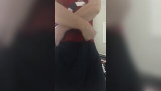 Big Booty Step Mother Removes Her Clothes and Shows Off Ass Video