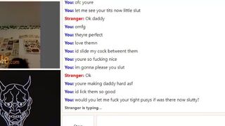 Slutty Busty Girl Exposes her Juicy Big Tits and Wet Cunt On Omegle Video