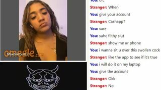 19yo Asian Girl Teasing and Showing Herself For Cash On Omegle Video