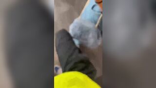 Horny gf Doing a Quickie In Public Blowjob Video