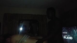 Hot Big Booty White Girlfriend Gets Owned and Fucked By Two BBC Video