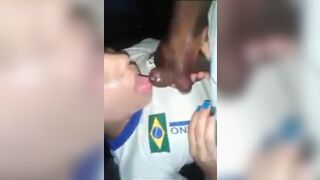 Cute Teen Latina Getting Cumshot on Mouth Cam Leaked Video