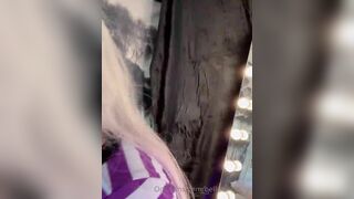 Belledelphine Slut Showing Off Hot Ass On Mirror Onlyfans Video