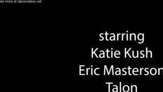 Katie Kush Slutty Blonde Girl Gets Forcefucked By Two Big Cocks In her Mouth and Pussy Video