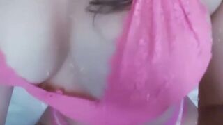 Latina Showing Herself In Pink Lingerie Video
