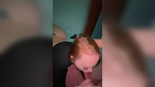 Michelly Ruiva Big Ass Redhead Sucking Hard White Cock Video