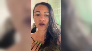 Horny Asian Milf Showing Off Video