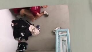 Asian Teen Couple Having Sex After Training Spycam Leaked Video