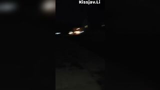 Asian Teen Revealing her Sexy Body On Public In Night Video