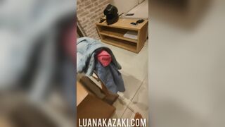 Luanakazaki Mixed Asian Sucking Hard BBC While He Records Video