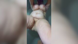 Old Lady Getting Fucked and Creampied Video