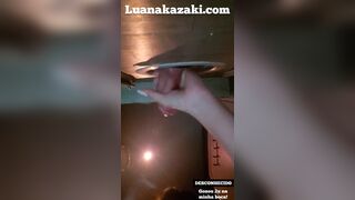 Luanakazaki Slutty Girl Sucking Big Cock On gloryhole Video