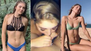 Pretty American Teen Blowjob Leaked Video